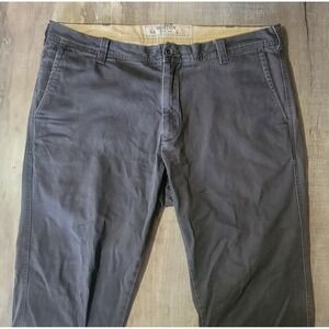 Burton MB Sawyer Pant Mems 36x33 Khakis Chinos Grayish‎ Black Pants
